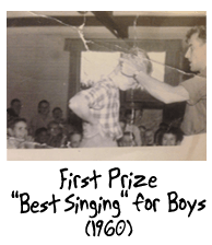 First Prize ‘’Best Singing’’ for Boys (1960)