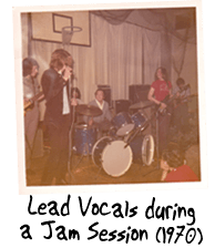 Lead Vocals during a Jam Session (1970)