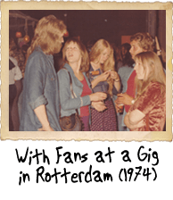 With Fans at a Gig in Rotterdam (1974)