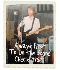Always First To Do the Sound Check (1986)