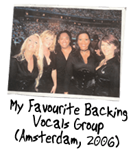 My favourite Backing Vocals Group (Amsterdam, 2006)